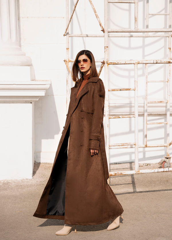 Fabulous Brown Suede Coat