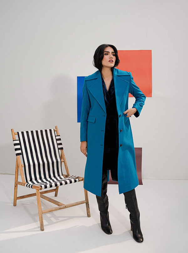 Neurotic - Blue De France Ladies Long Coat